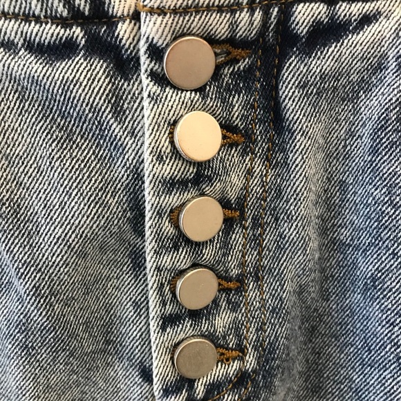 ASOS Notch Waist Acid Wash Jeans 28 high waist - Picture 3 of 8